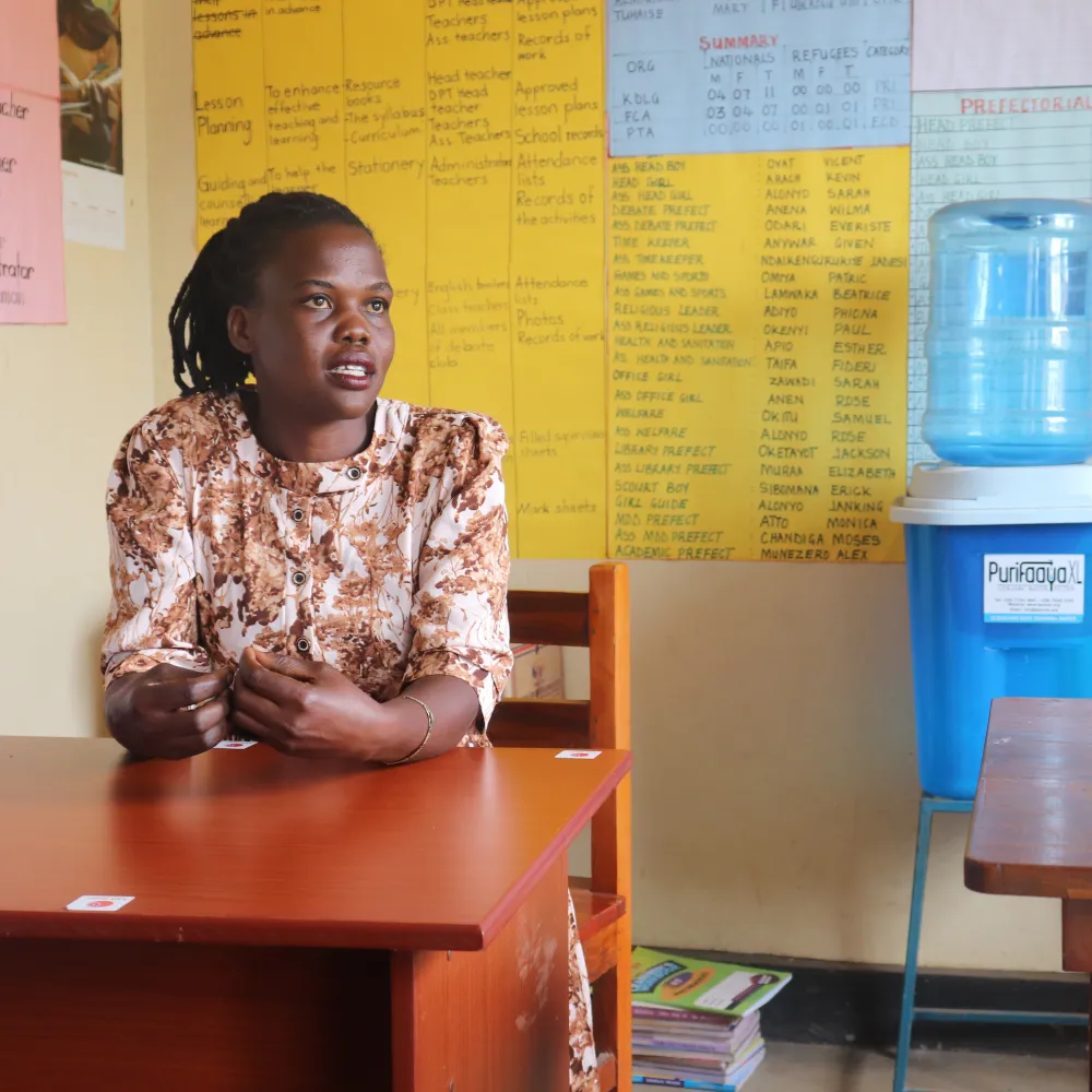 Teacher Fatumah Kyeyahura