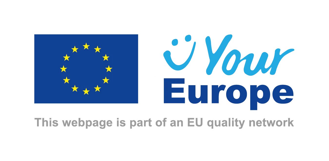 Logo EU and logo Your Europe. This webpage is part of an EU quality network.