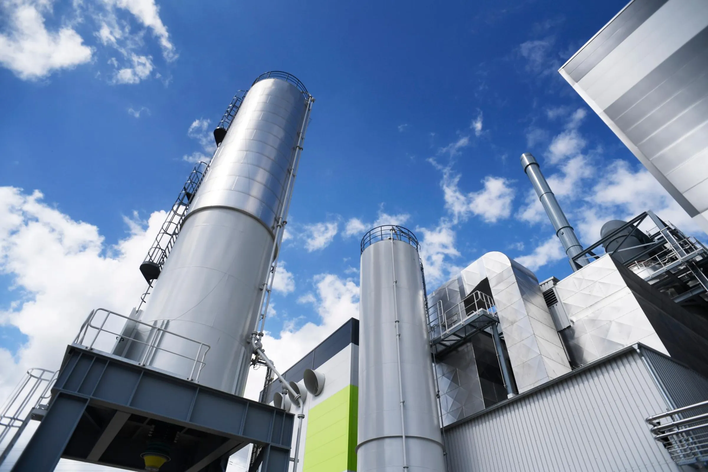Foto van een fabriek voor staalrecycling, de Purified Metal Company in Farmsum